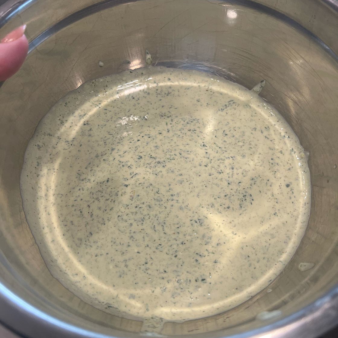 Amy's Cilantro Cream Sauce