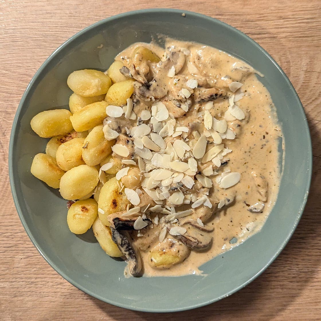 Gnocchi Pilz Pfanne