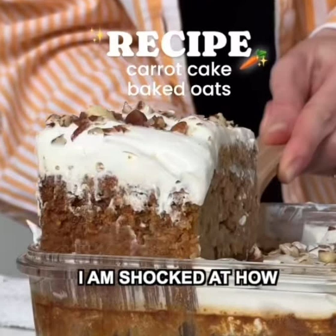 Carrot Cake Baked Oats