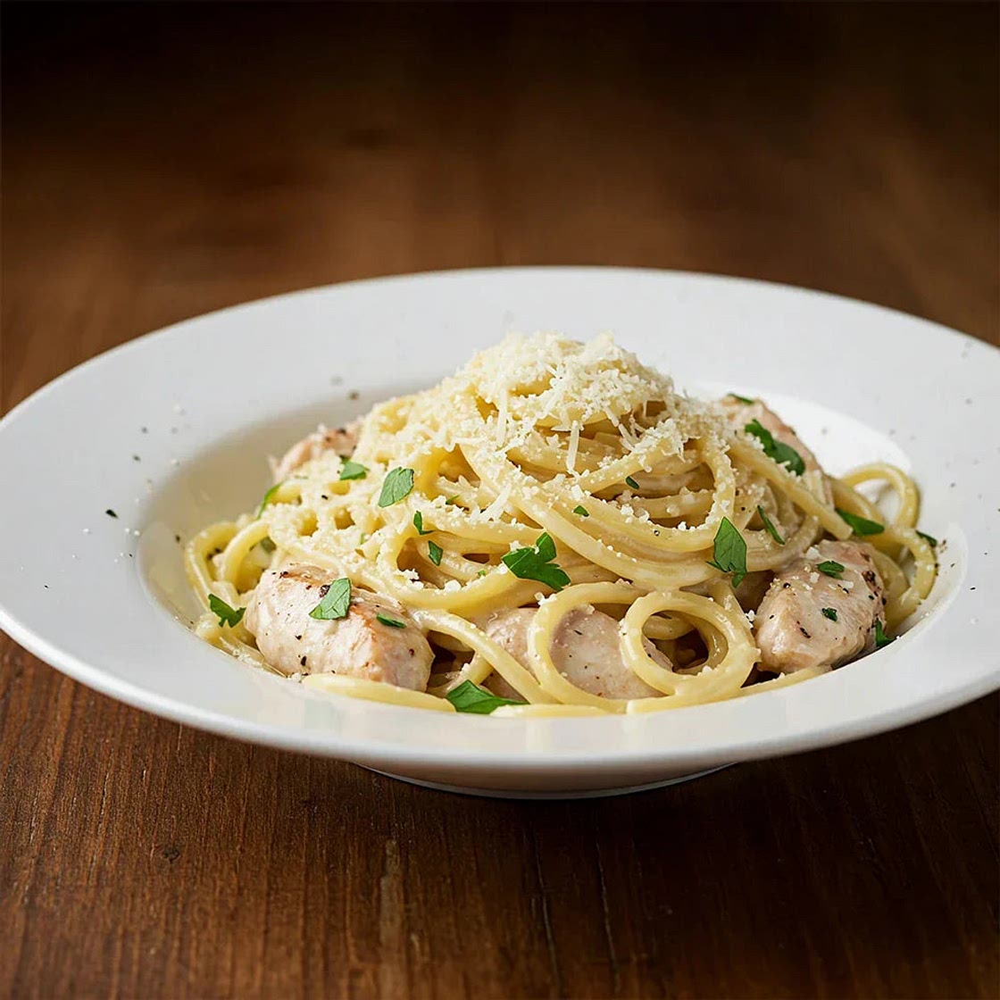 Creamy Garlic Parmesan Chicken Pasta Recipe | Sharp Blades Blog