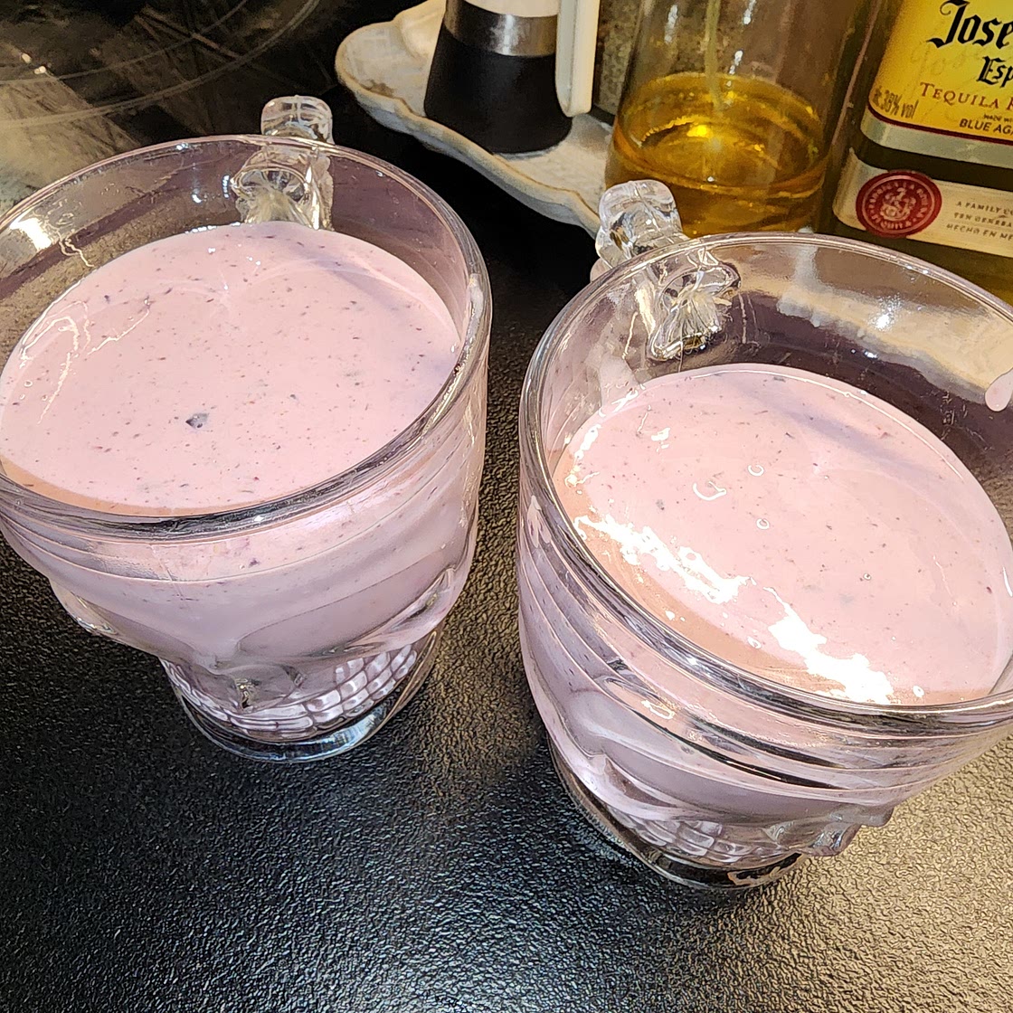 Blueberry protein smoothie