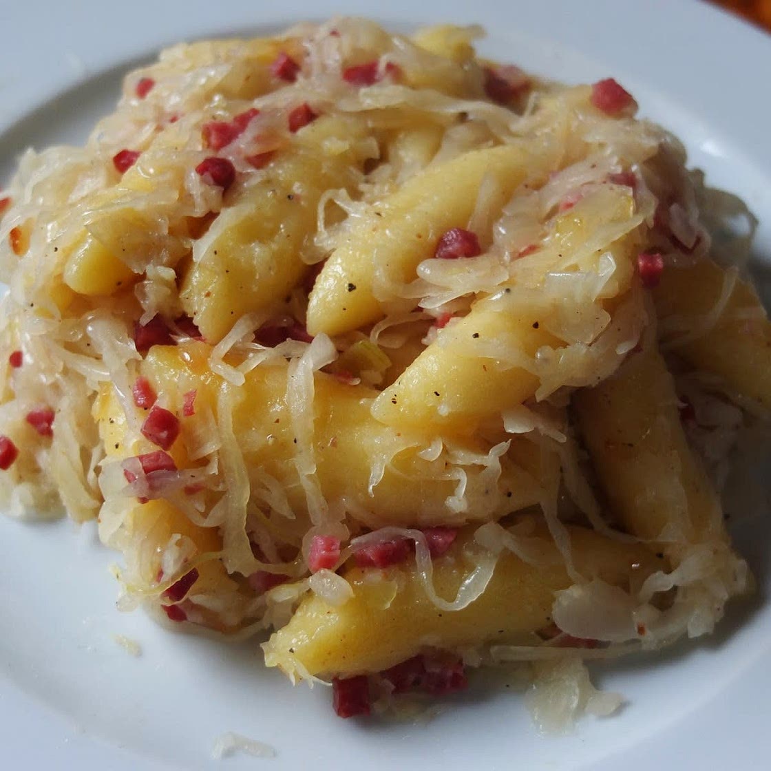 Sauerkraut-Nudeln