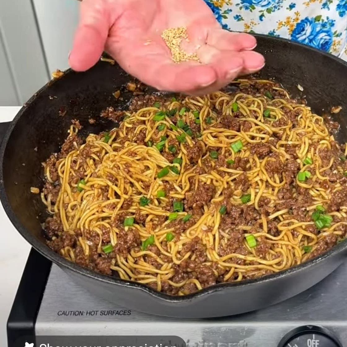 Drew's Quick and Tasty Mongolian Beef Noodles