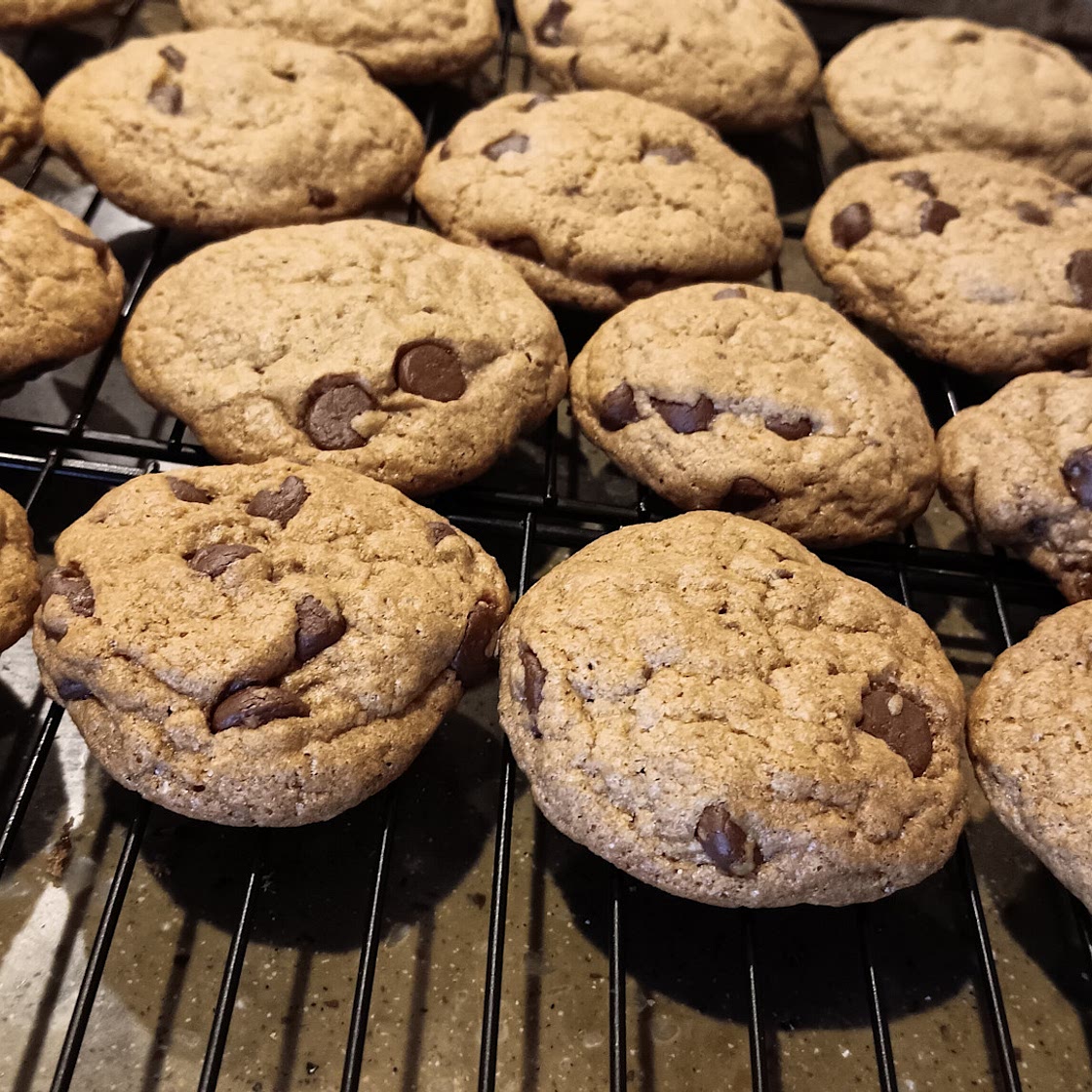 Chewy Chocolate chip cookies