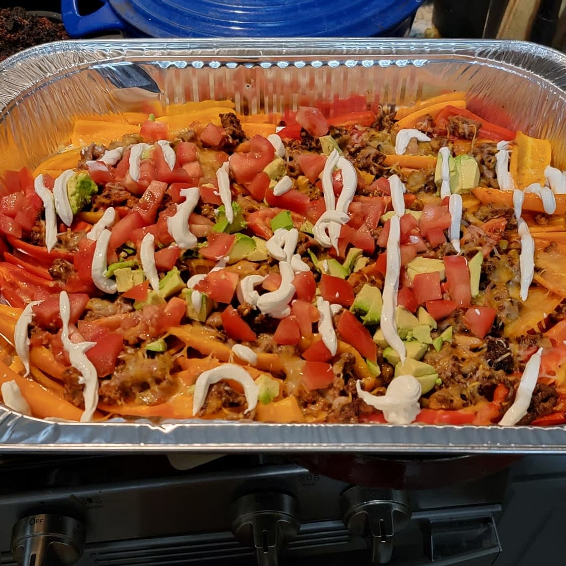 Mexican Mini Bell Pepper Nachos