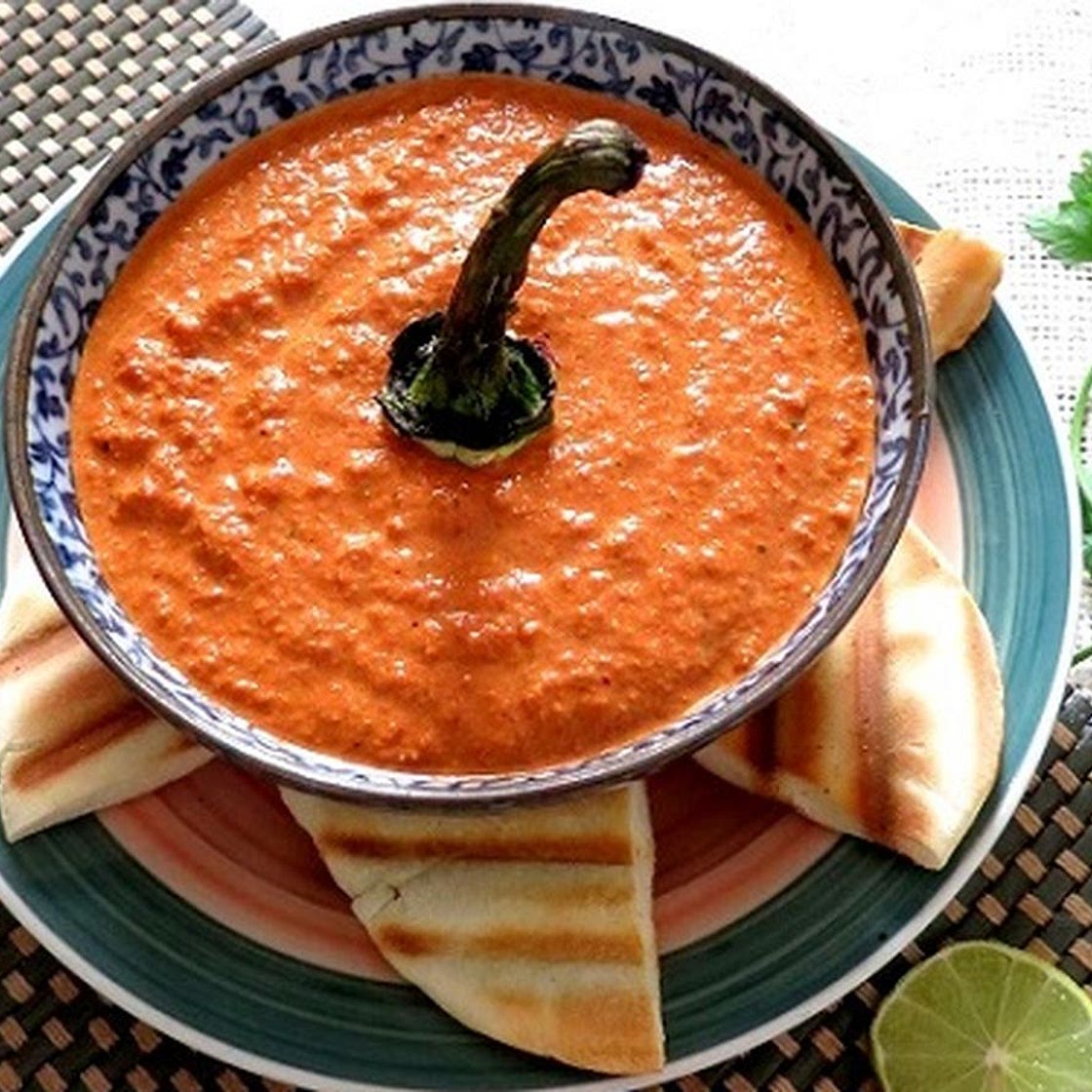 Muhammara / Roasted Bell Pepper and Walnut Dip