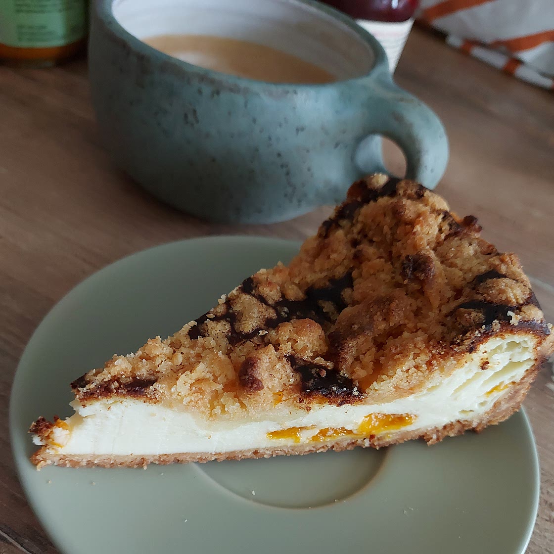 Käsekuchen mit Streuseln