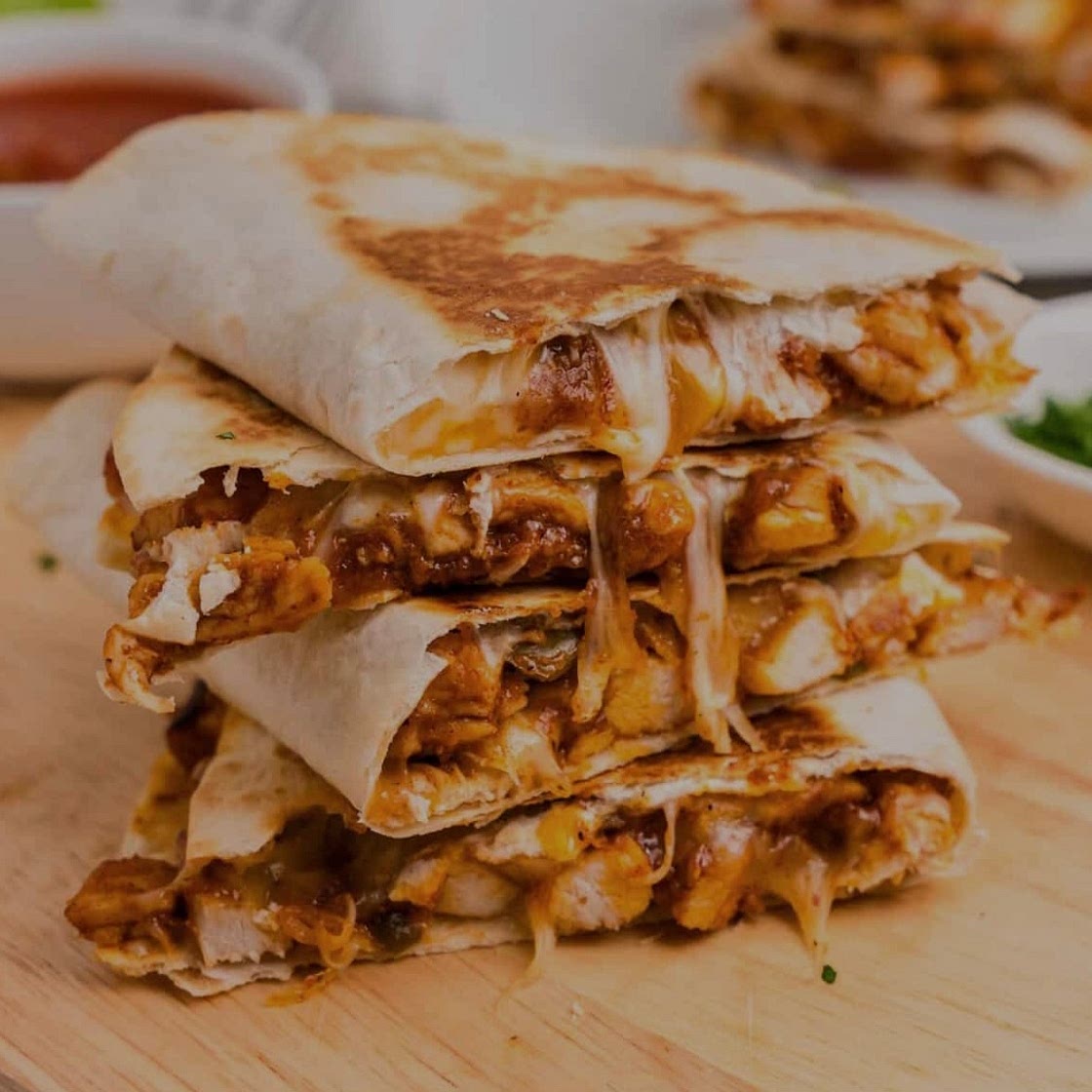 Low Carb Chicken Quessadillas