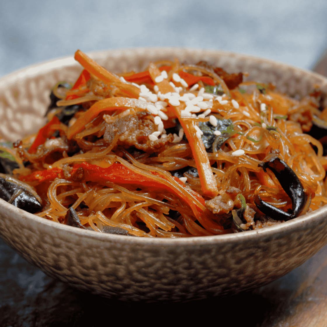 Korean Stir Fried Glass Noodles
