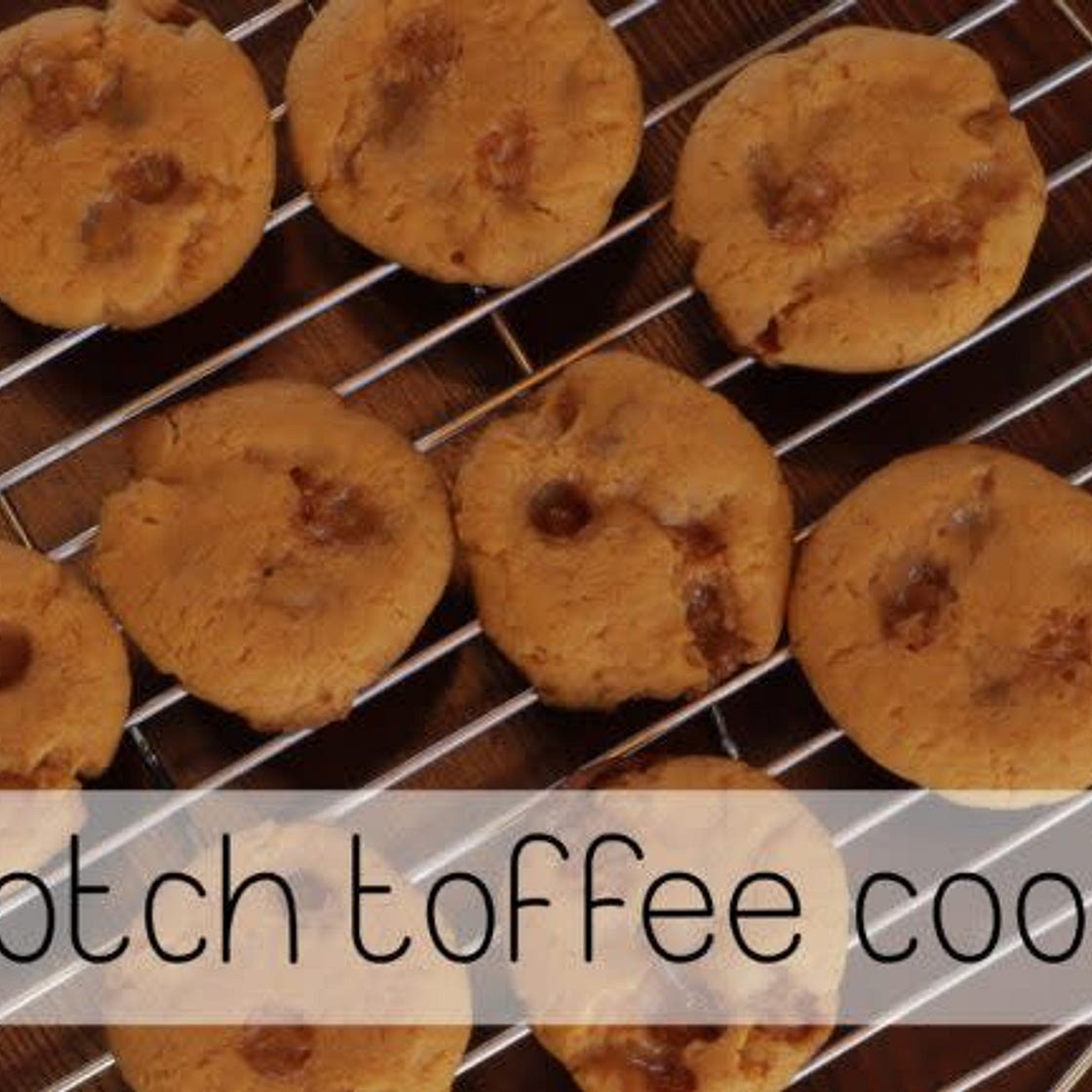 Butterscotch Toffee Cookies