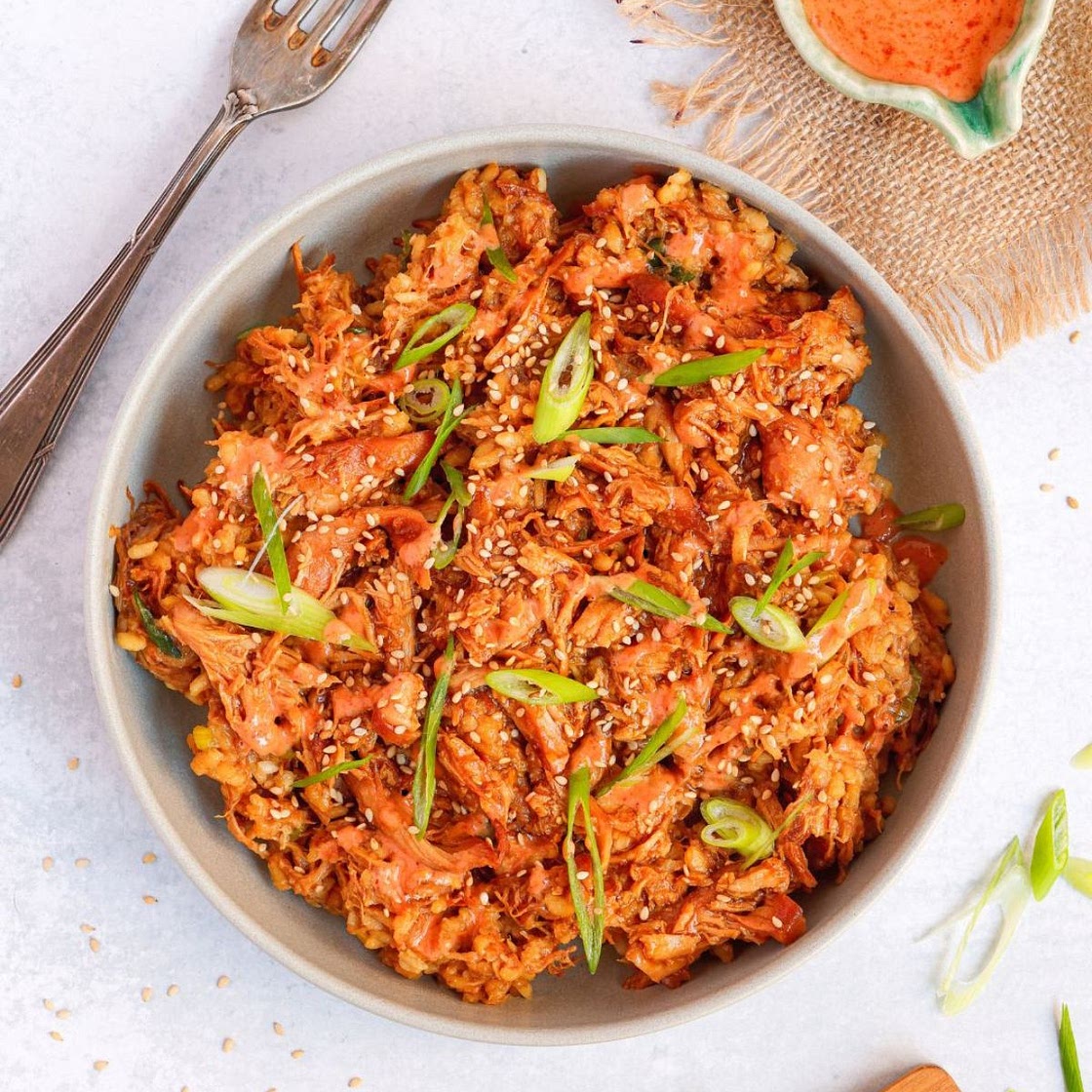 Slow Cooker Honey Teriyaki Chicken and Rice