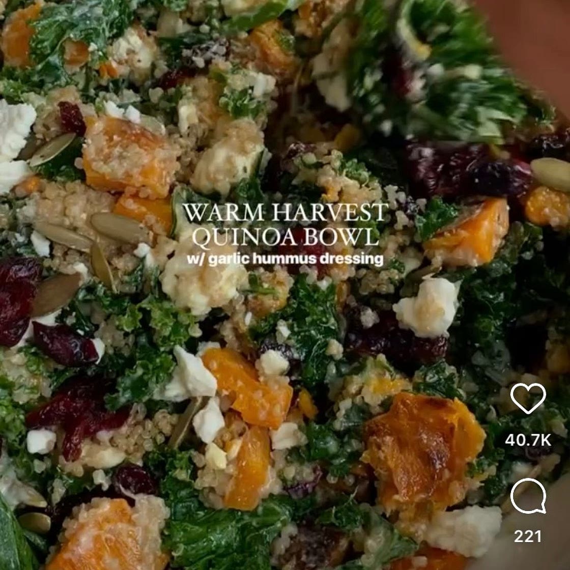 Warm Harvest Quinoa Bowl