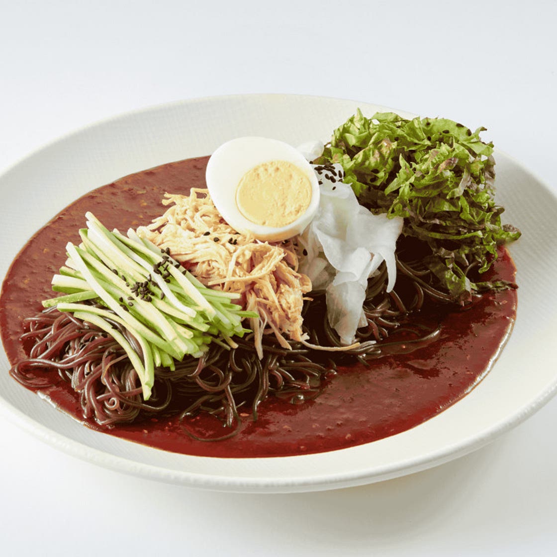 Korean Cold Noodle Soup