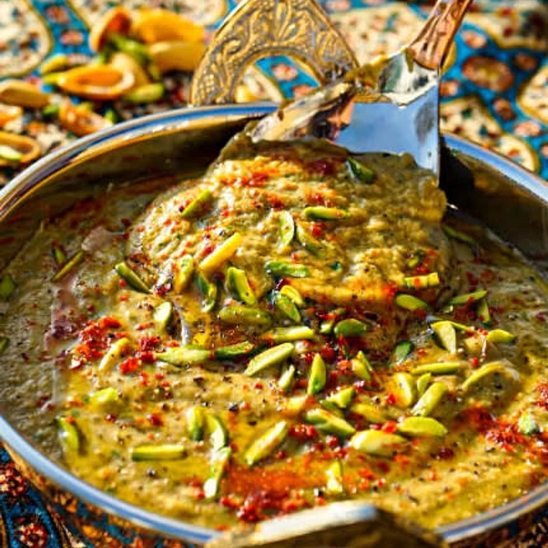 Persian Spicy Pistachio Soup