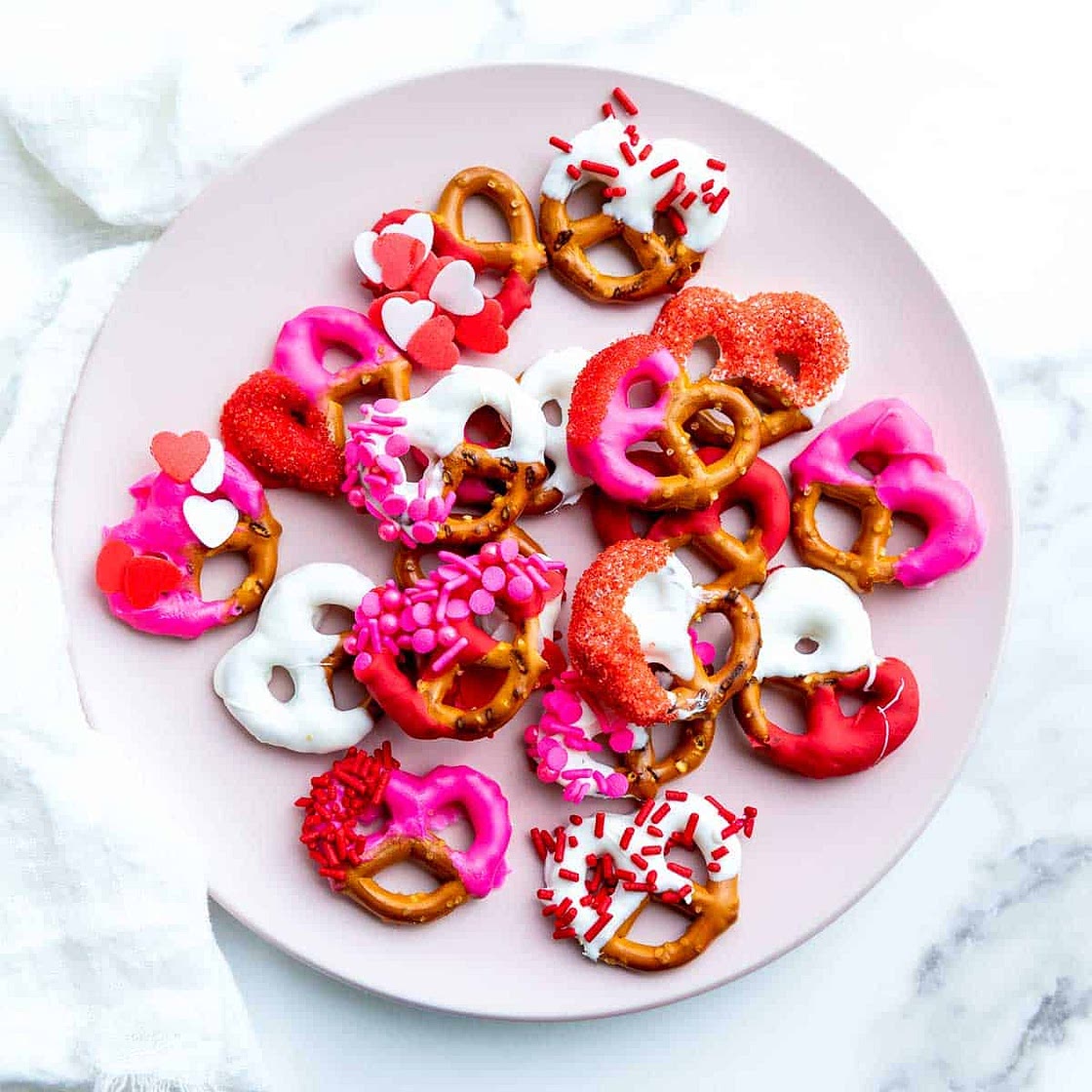 Valentine's Day Pretzels
