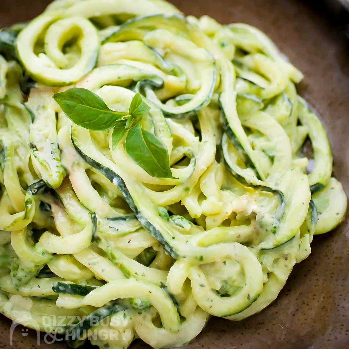 Creamy Avocado Sauce for Zucchini Noodles
