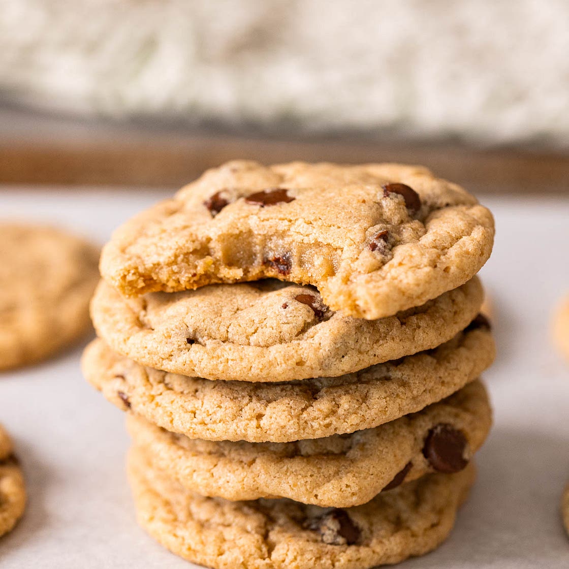 Soft Gluten Free Chocolate Chip Cookies (Dairy Free)