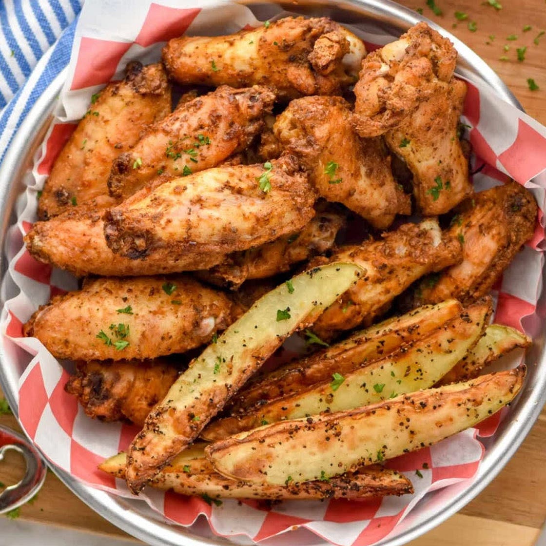 Old Bay chicken Wings
