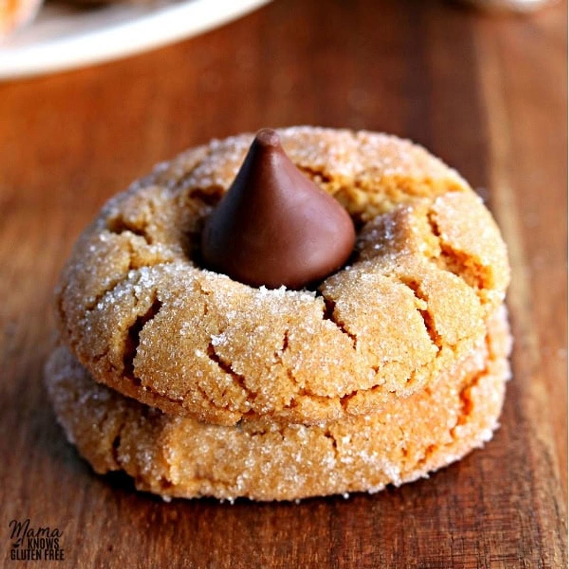 Gluten-Free Peanut Butter Blossoms {Dairy-Free}
