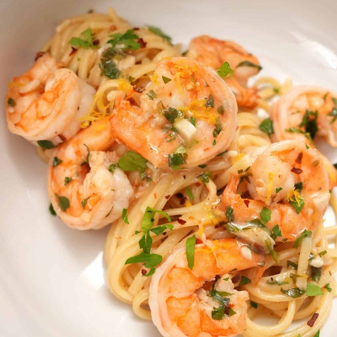 Shrimp Scampi Pasta