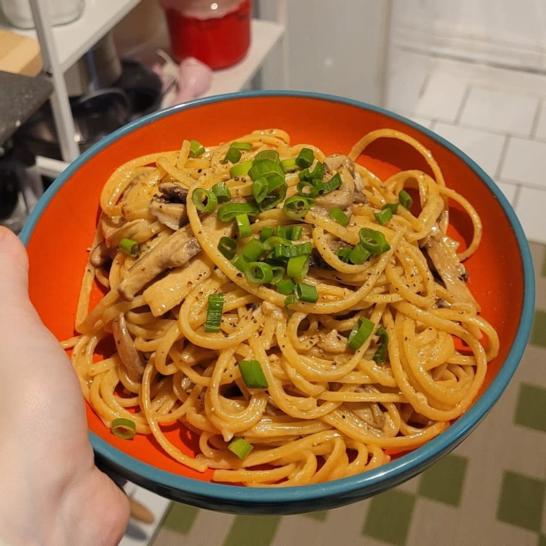 Miso-Mushroom Pasta
