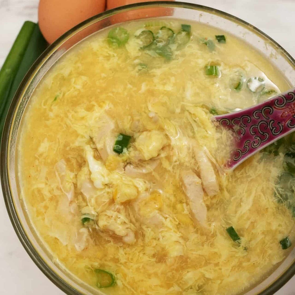 Chicken Corn Egg Drop Soup