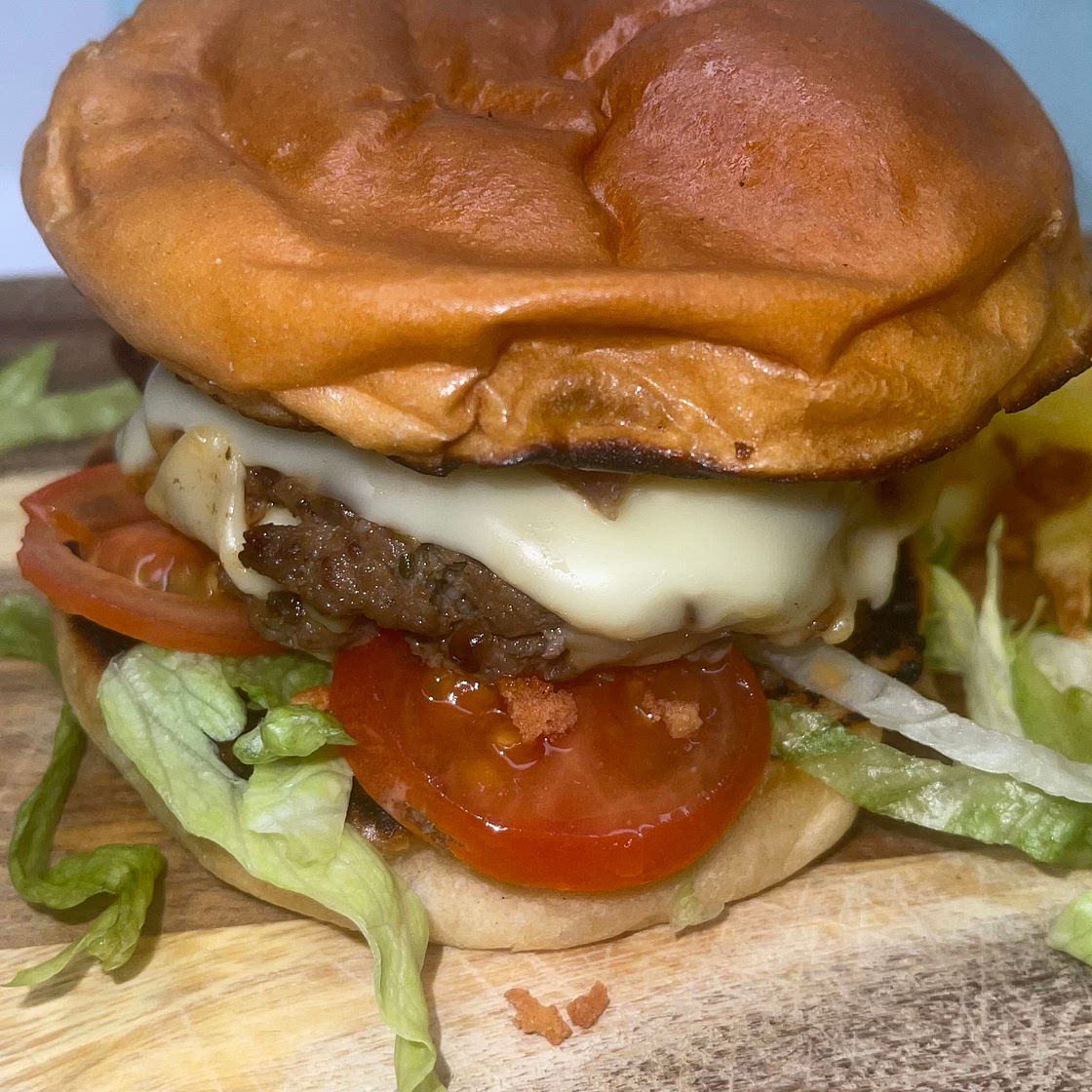 Caramelised Red Onion Smash Burgers 