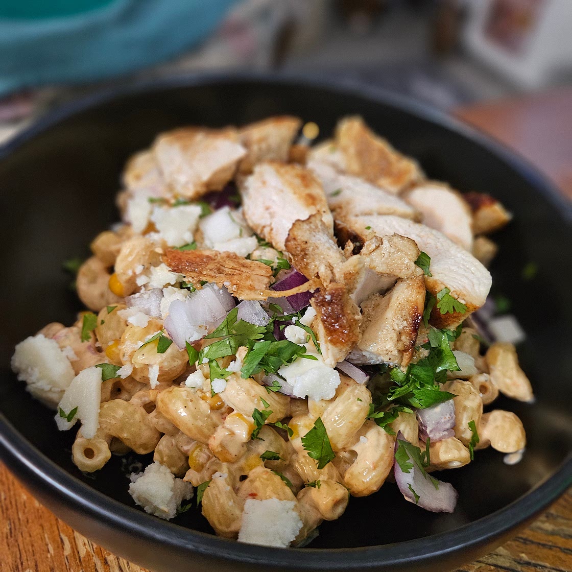 Elote Pasta with Chicken