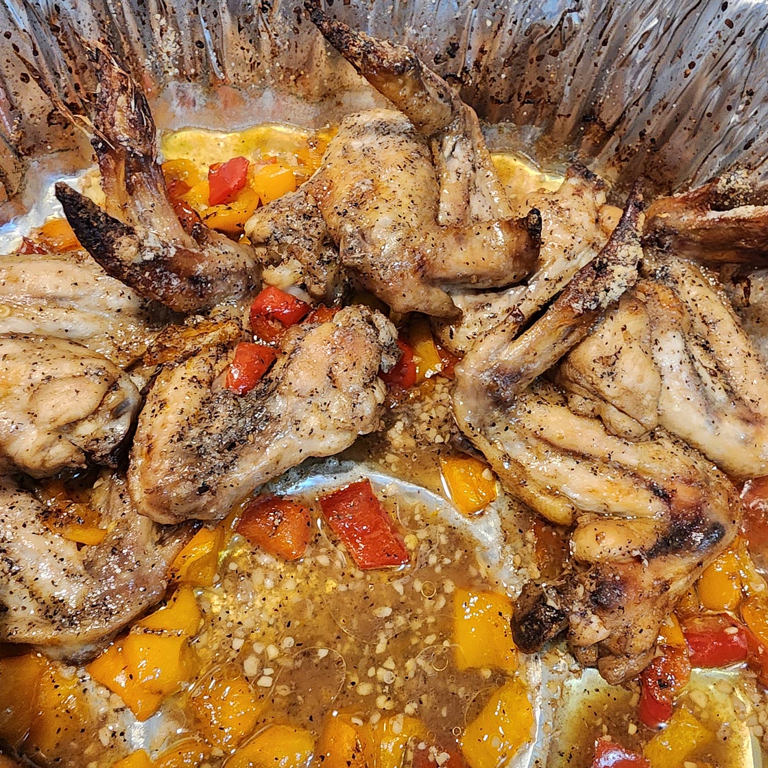 Sesame Salt & Vinegar Wings