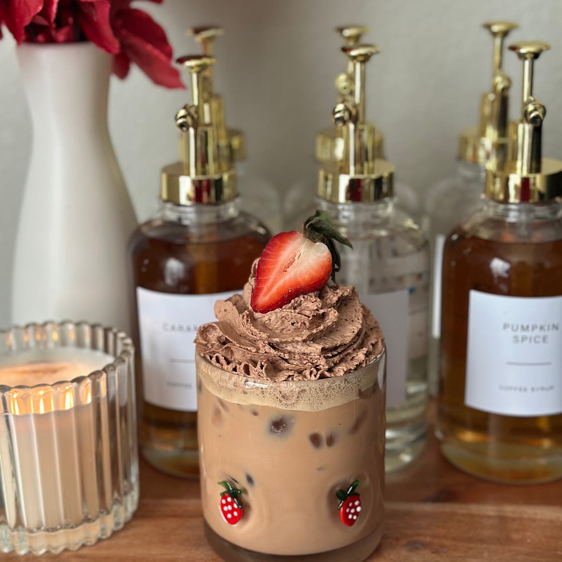 Iced Chocolate Strawberry Mocha 