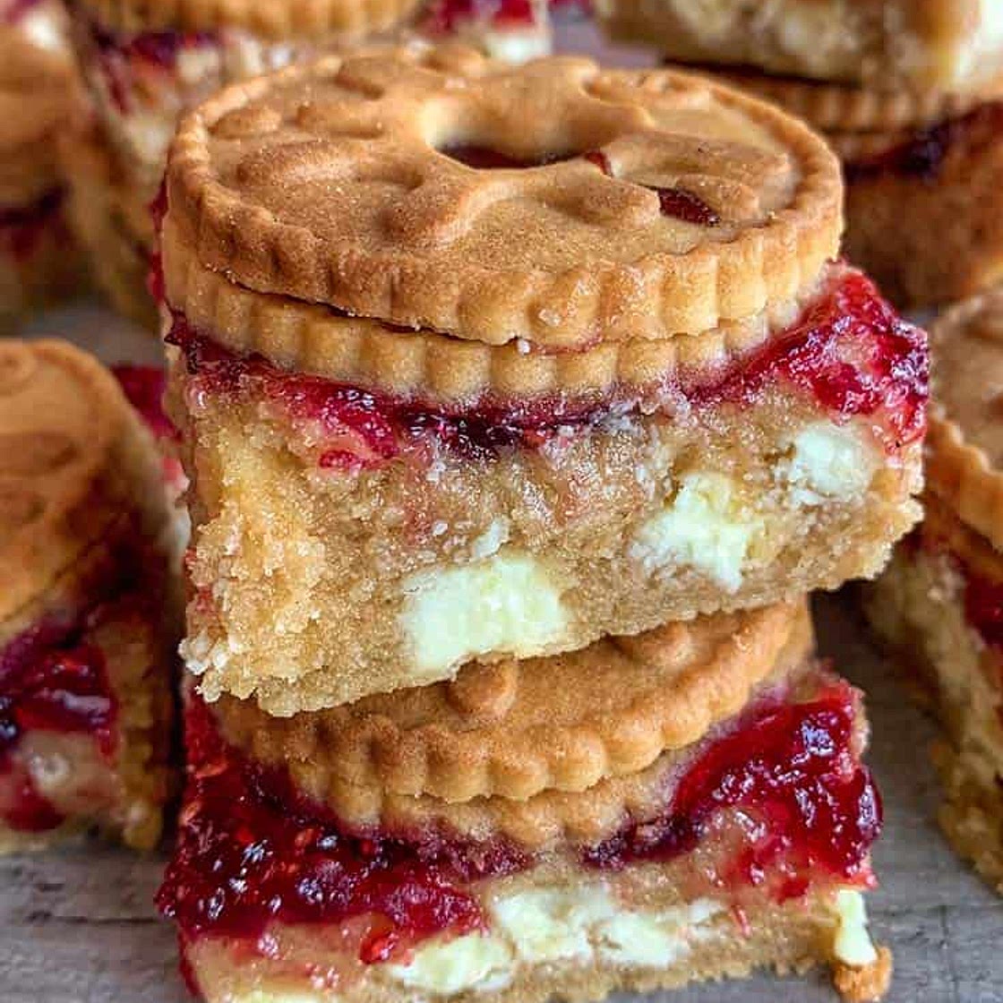 Jammie Dodger Blondies