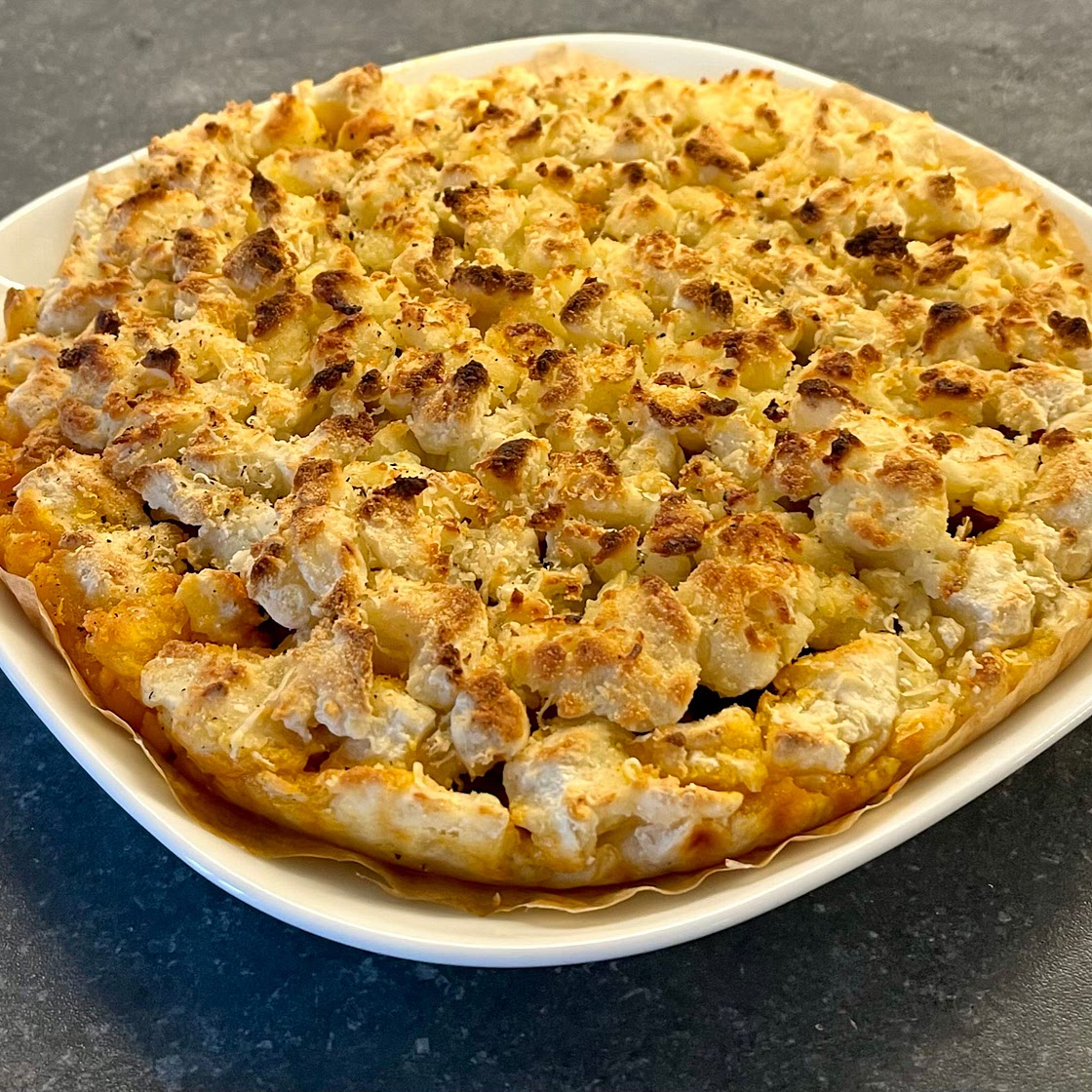 Sbriciolata di patate e salsiccia (potato and sausage crumble)