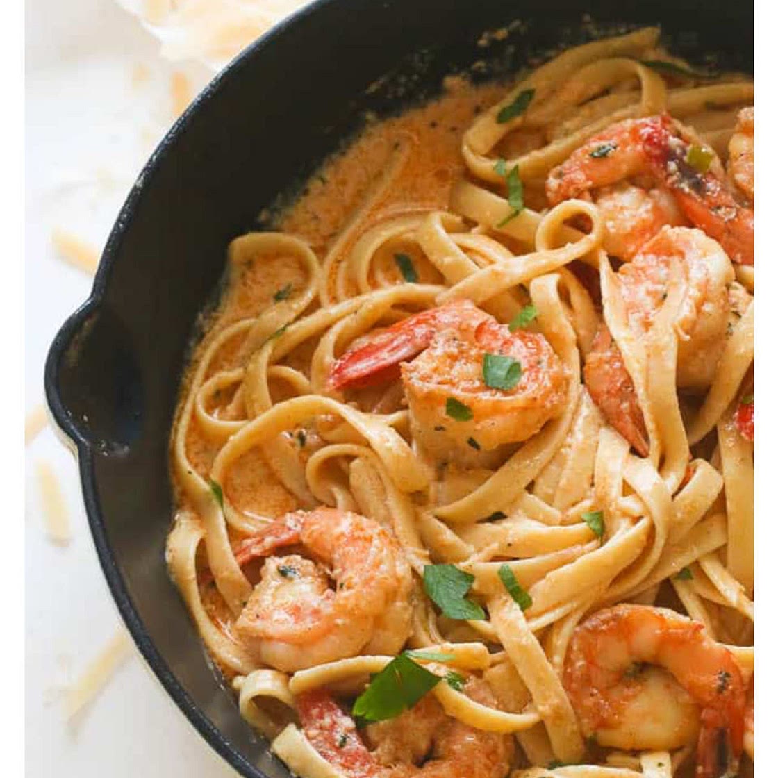 Creamy Prawn Pasta with San Marzano Tomatoes
