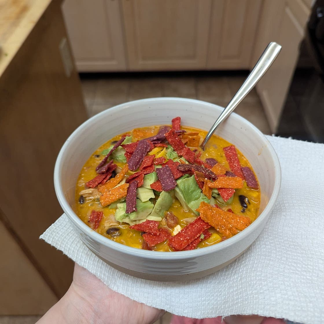 Creamy Chicken Tortilla Soup