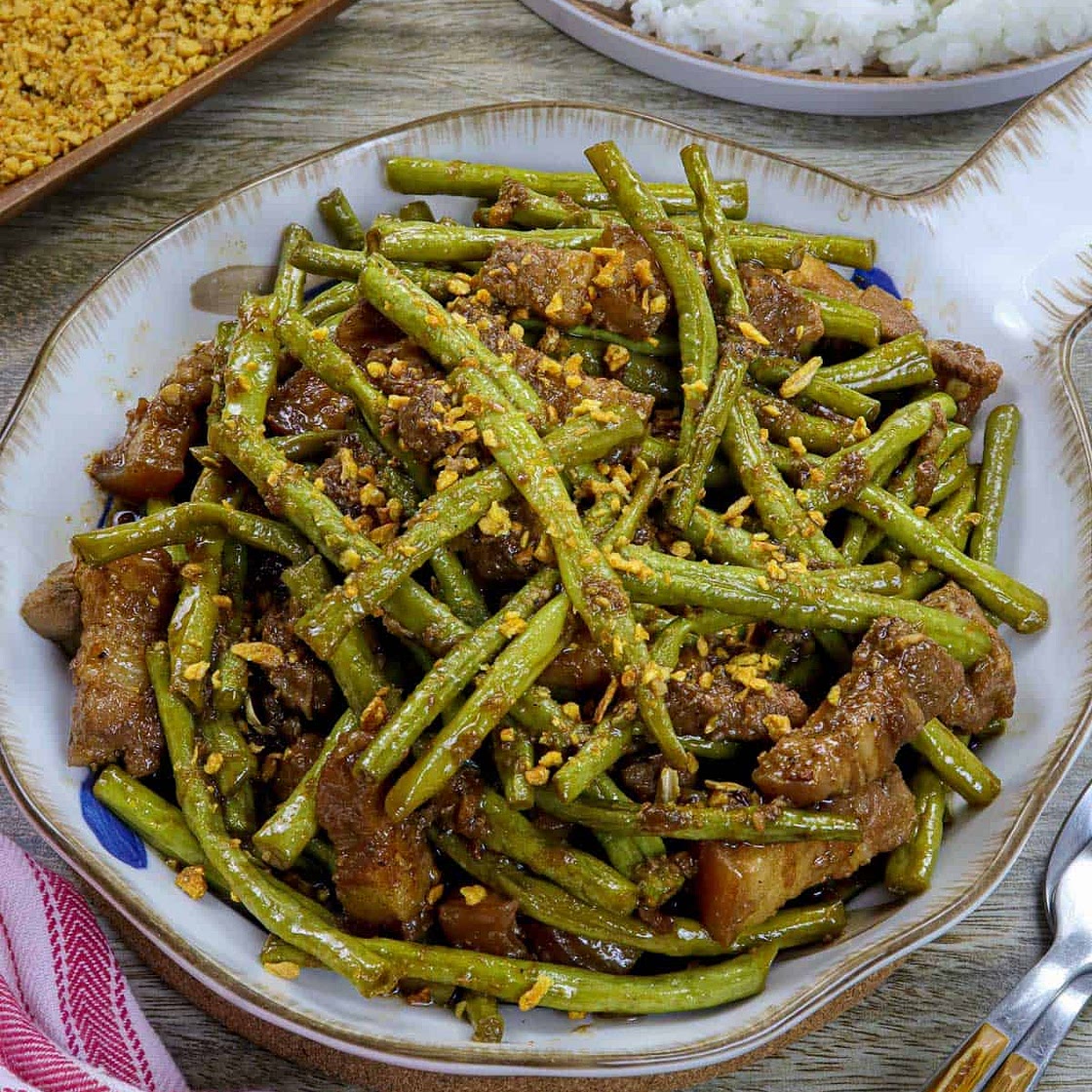 Adobong Sitaw with Pork
