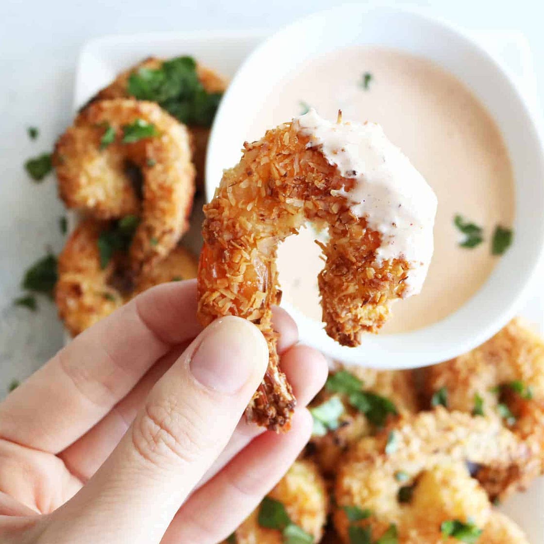 Keto Coconut Crusted Shrimp