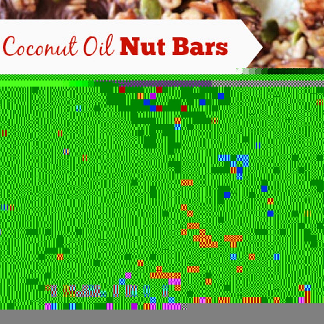 Chocolate Coconut Oil Nut Bars