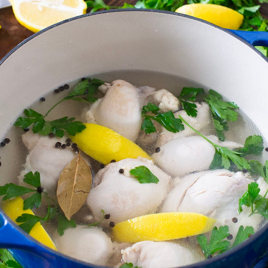 Boiled Chicken Thighs Recipe