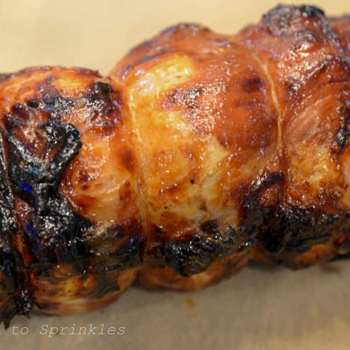 Air Fryer Rotisserie Pork Loin