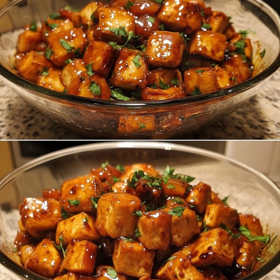 Sauté de Tofu Épicé au Miel et à l'Ail