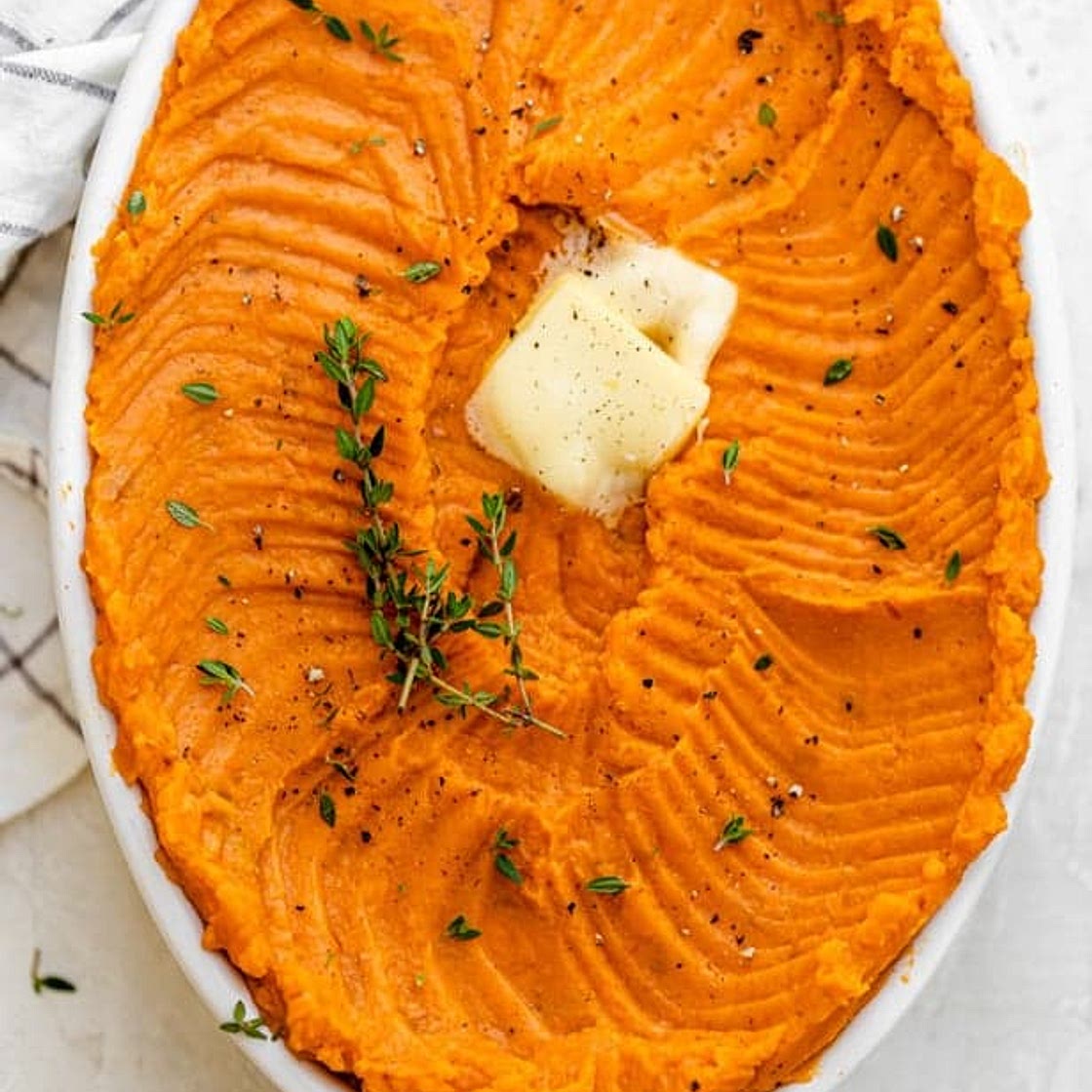 Healthy Mashed Sweet Potatoes
