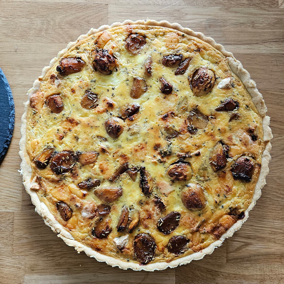 Knoblauchtarte