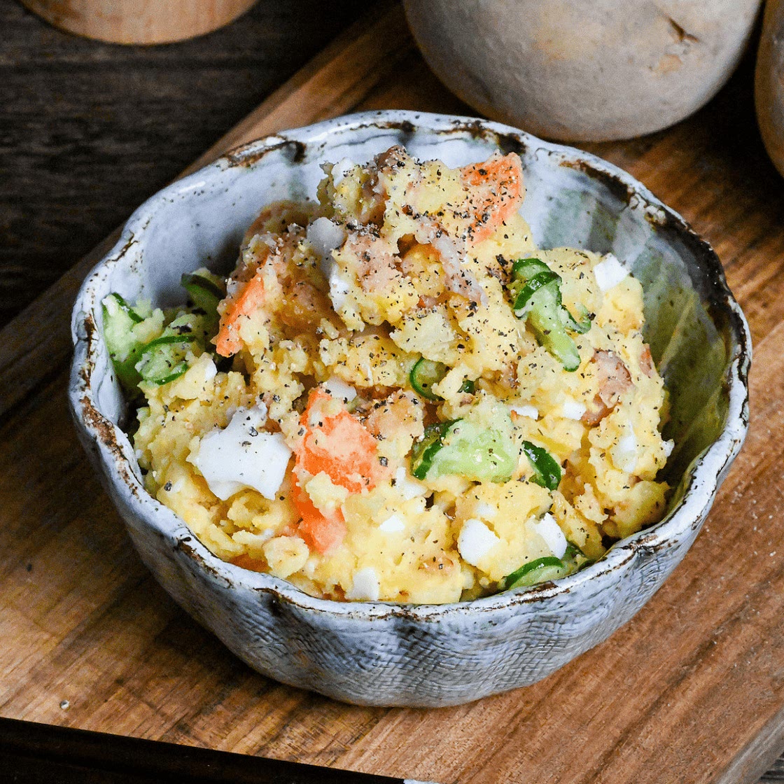 Addictive Japanese Potato Salad (Potesara)