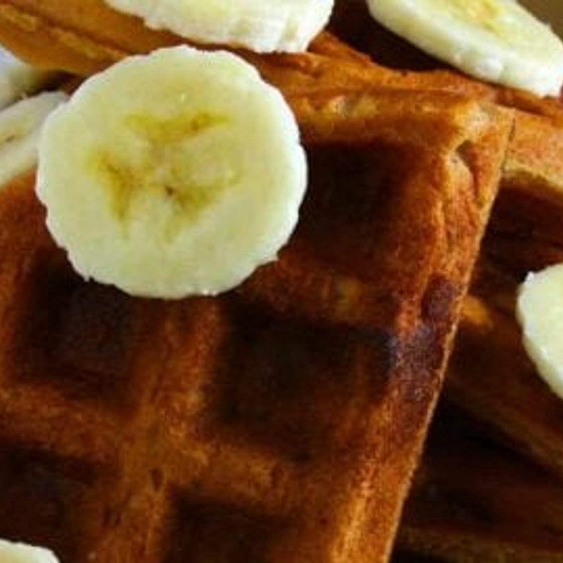Vegan Peanut Butter Banana Waffles