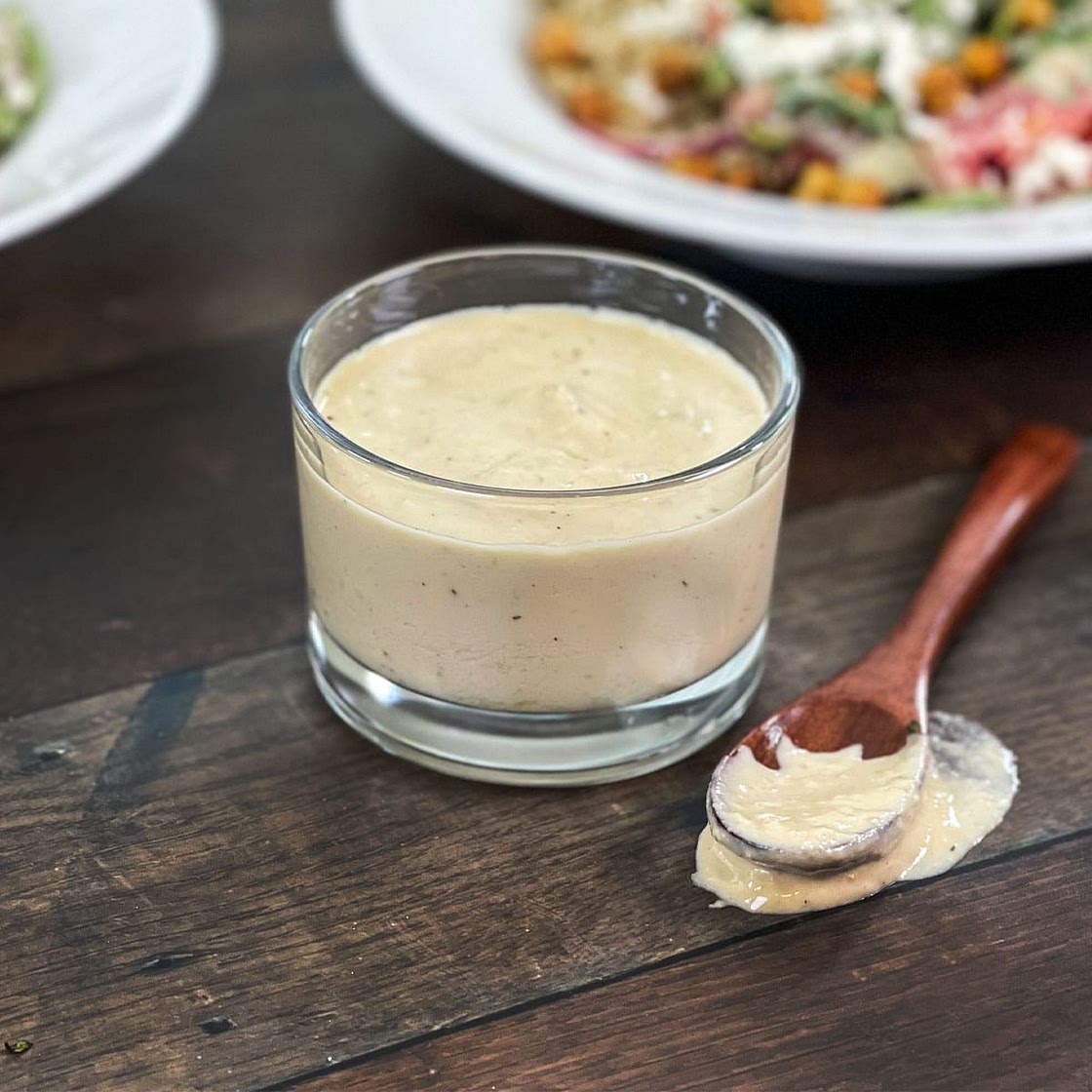 Lemon Hummus Dressing Recipe