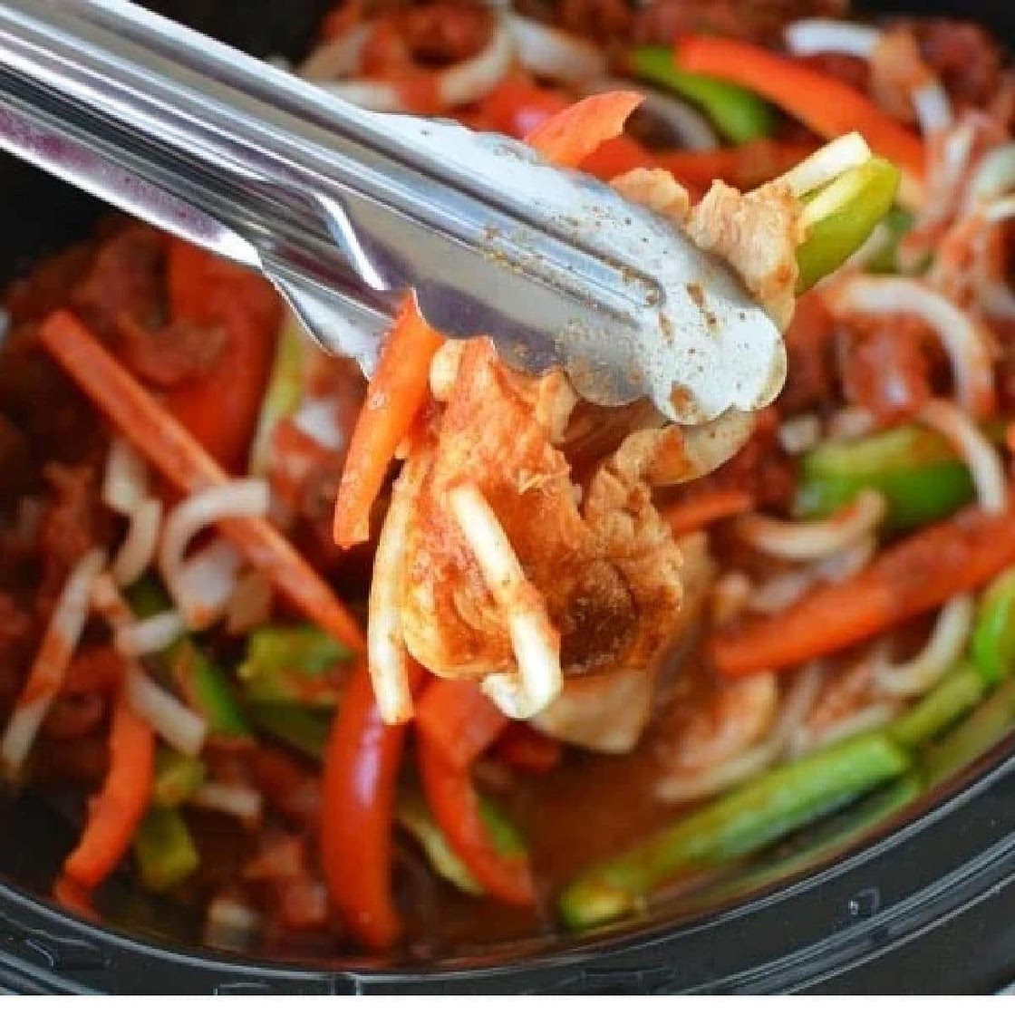 Crockpot Chicken Fajitas