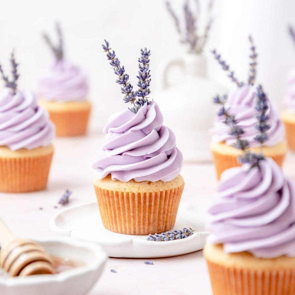 Honey Lavender Cupcakes