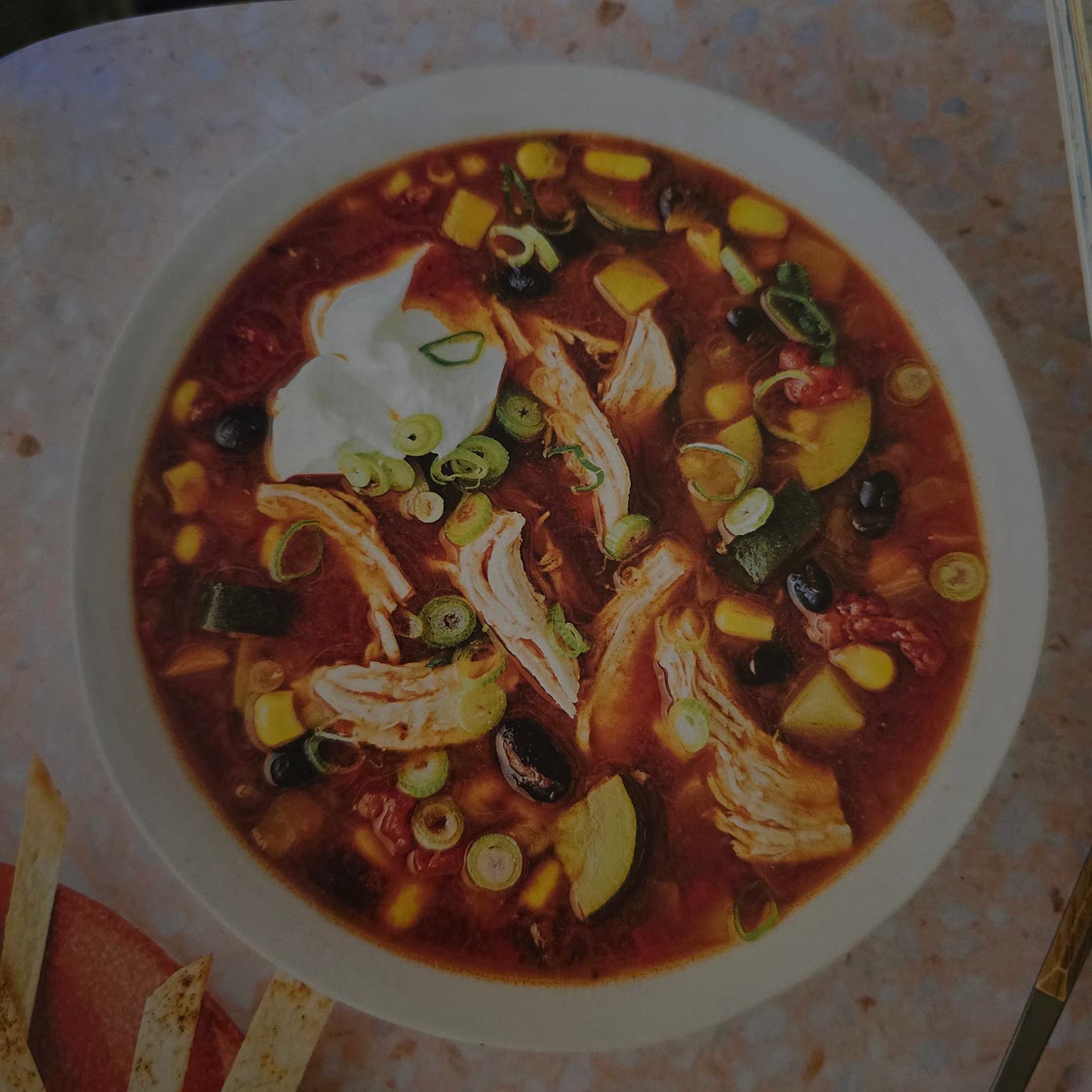 Mexican chicken soup
