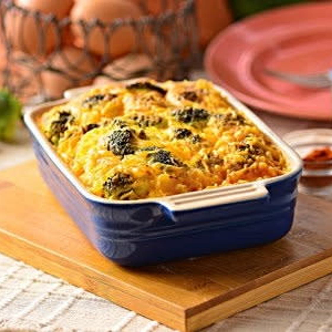 Broccoli Cheddar Breakfast Bake