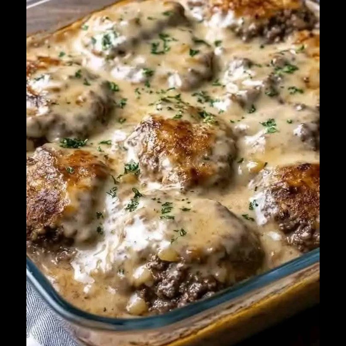Hamburger steak bake